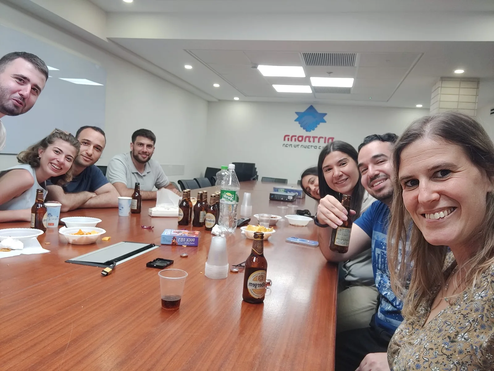 Hebrish community game night group photo